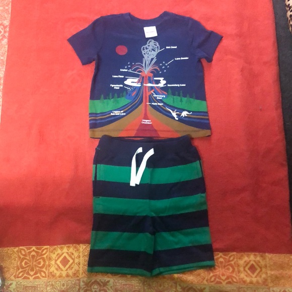 Hanna Andersson Other - Hanna Andersson NEW 18-24m volcano tee and shorts